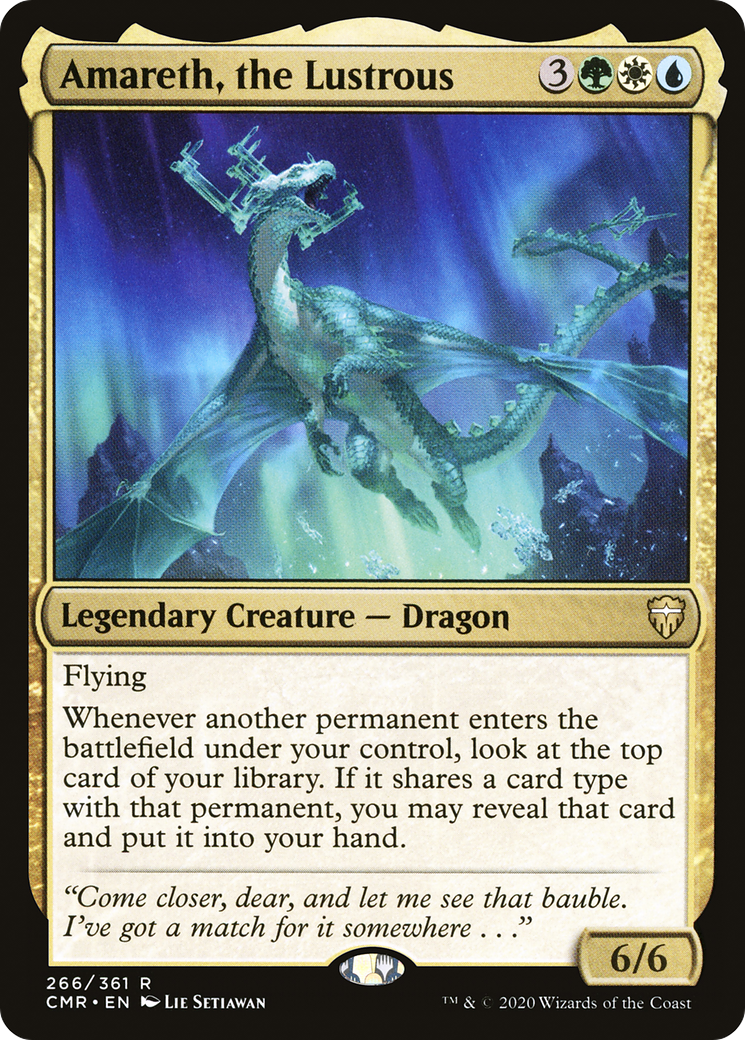 Image of Amareth, the Lustrous (CMR-266) - Commander Legends Foil