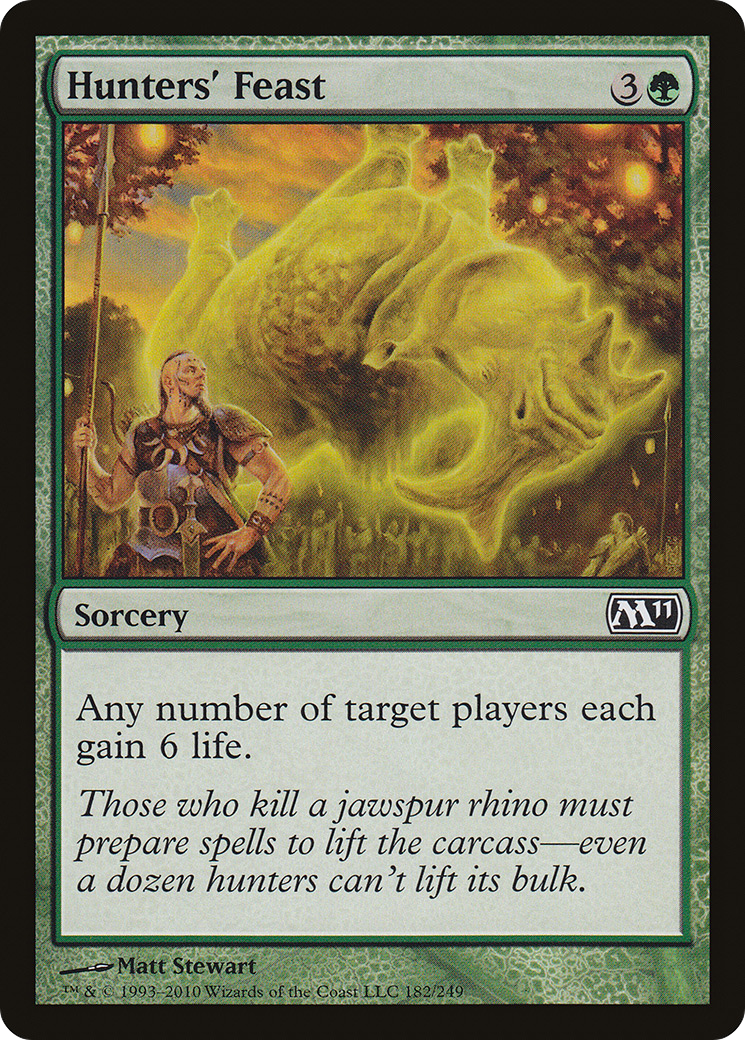 Image of Hunters' Feast (M11-182) - Magic 2011