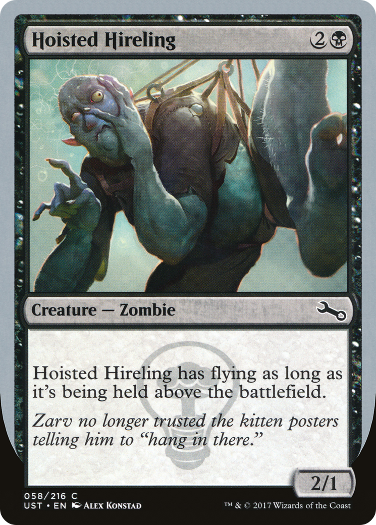 Image of Hoisted Hireling (UST-058) - Unstable Foil
