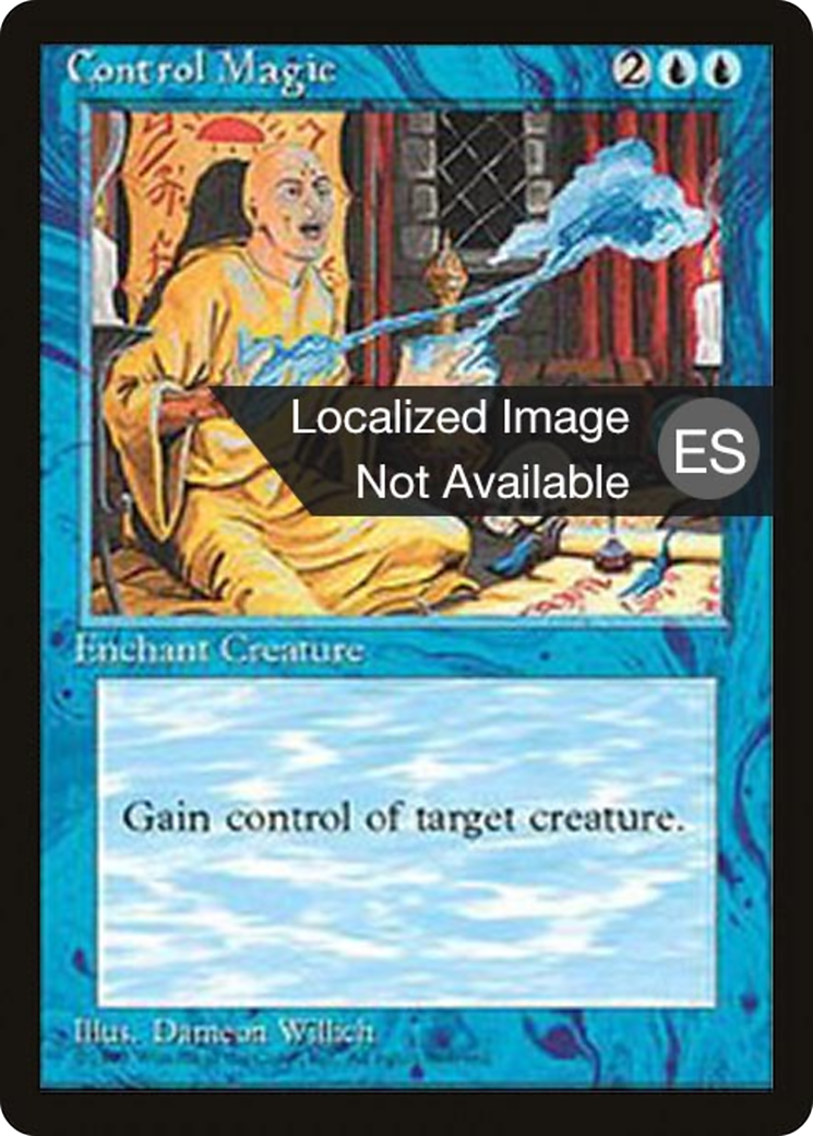 Image of Control Magic (4BB-) - Fourth Edition Foreign Black Border
