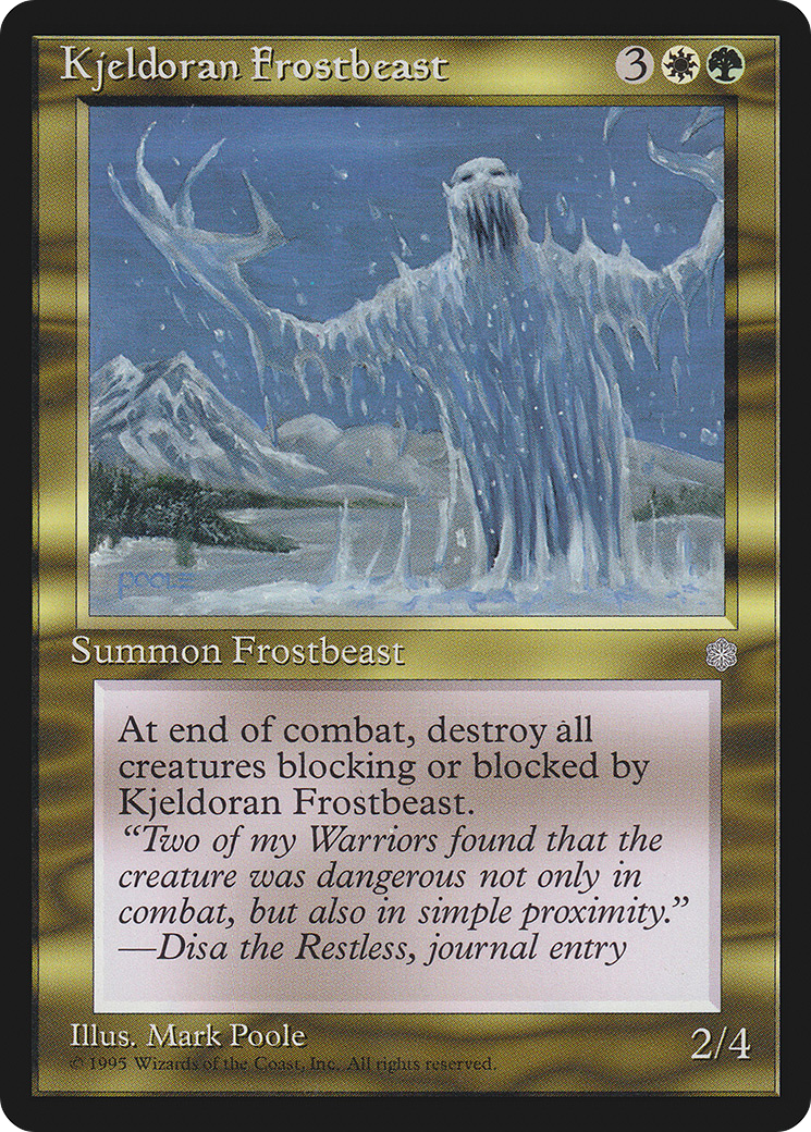 Image of Kjeldoran Frostbeast (ICE-) - Ice Age