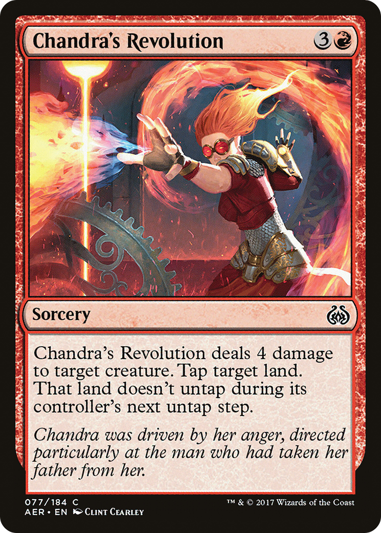 Image of Chandra's Revolution (AER-077) - Aether Revolt Foil