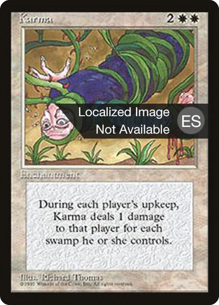 Image of Karma (4BB-) - Fourth Edition Foreign Black Border