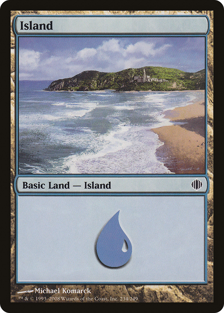 Image of Island (234) (ALA-234) - Shards of Alara Foil
