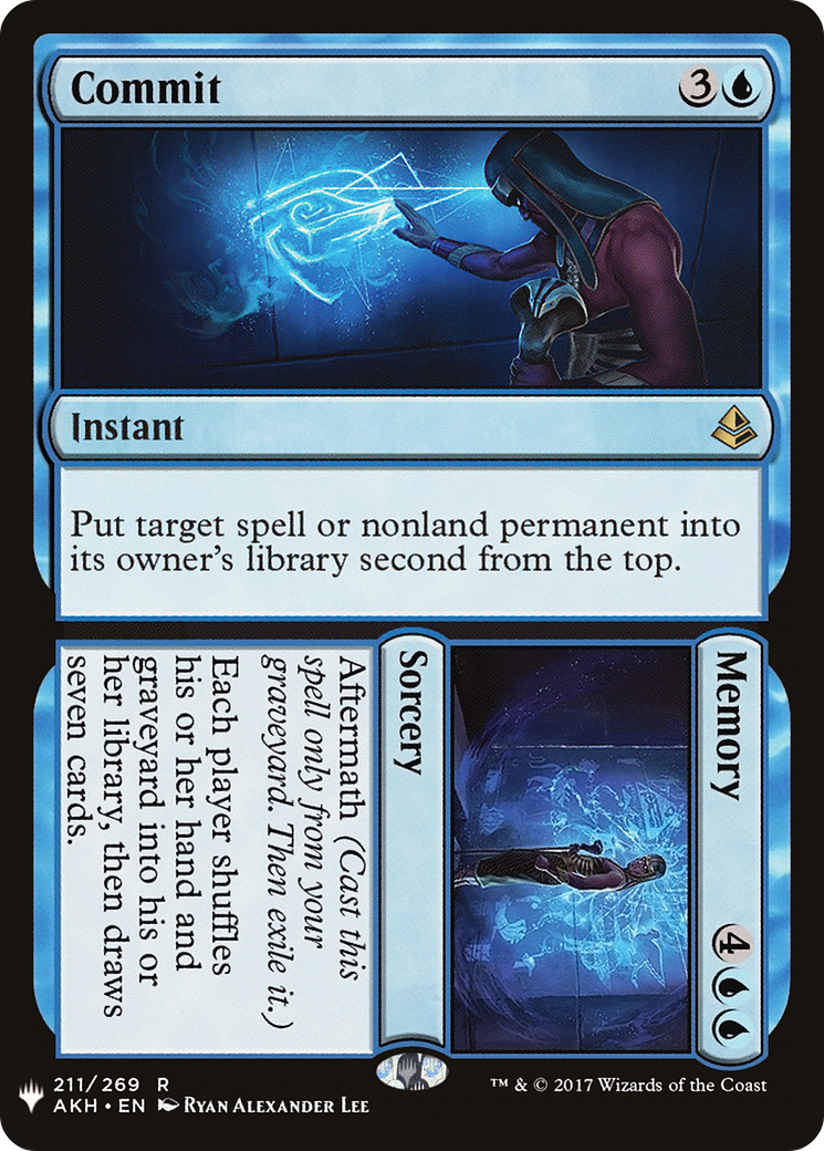Image of Commit // Memory (LIST-211/269) - The List