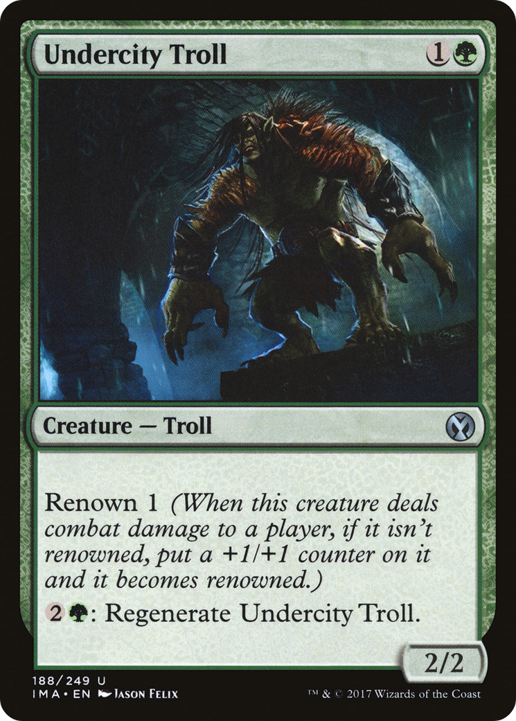 Image of Undercity Troll (IMA-188) - Iconic Masters