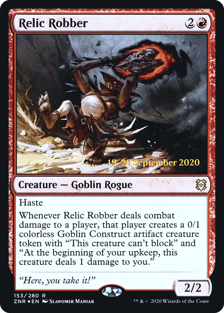 Image of Relic Robber (PRE-153) - Zendikar Rising Promos Foil