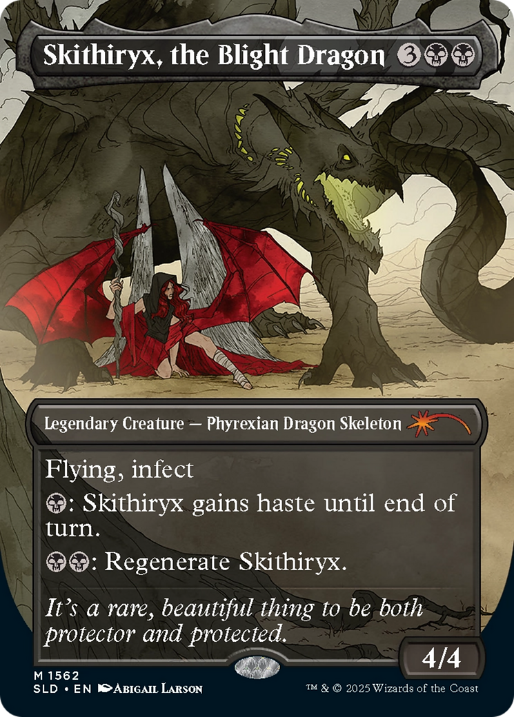 Image of Skithiryx, the Blight Dragon (SLD-1562) - Secret Lair Drop (Borderless)