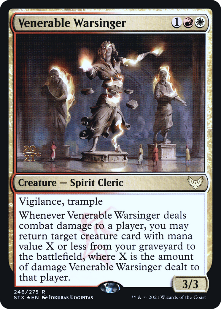 Image of Venerable Warsinger (PRE-246S) - Strixhaven: School of Mages Promos Foil