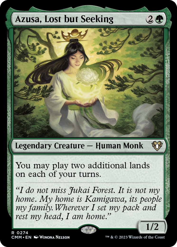 Image of Azusa, Lost but Seeking (CMM-274) - Commander Masters