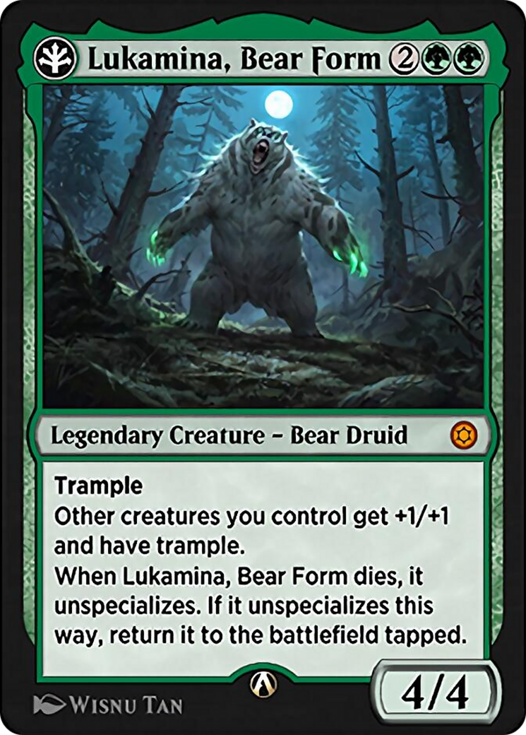 Image of Lukamina, Bear Form (HBG-17G) - Alchemy Horizons: Baldur's Gate