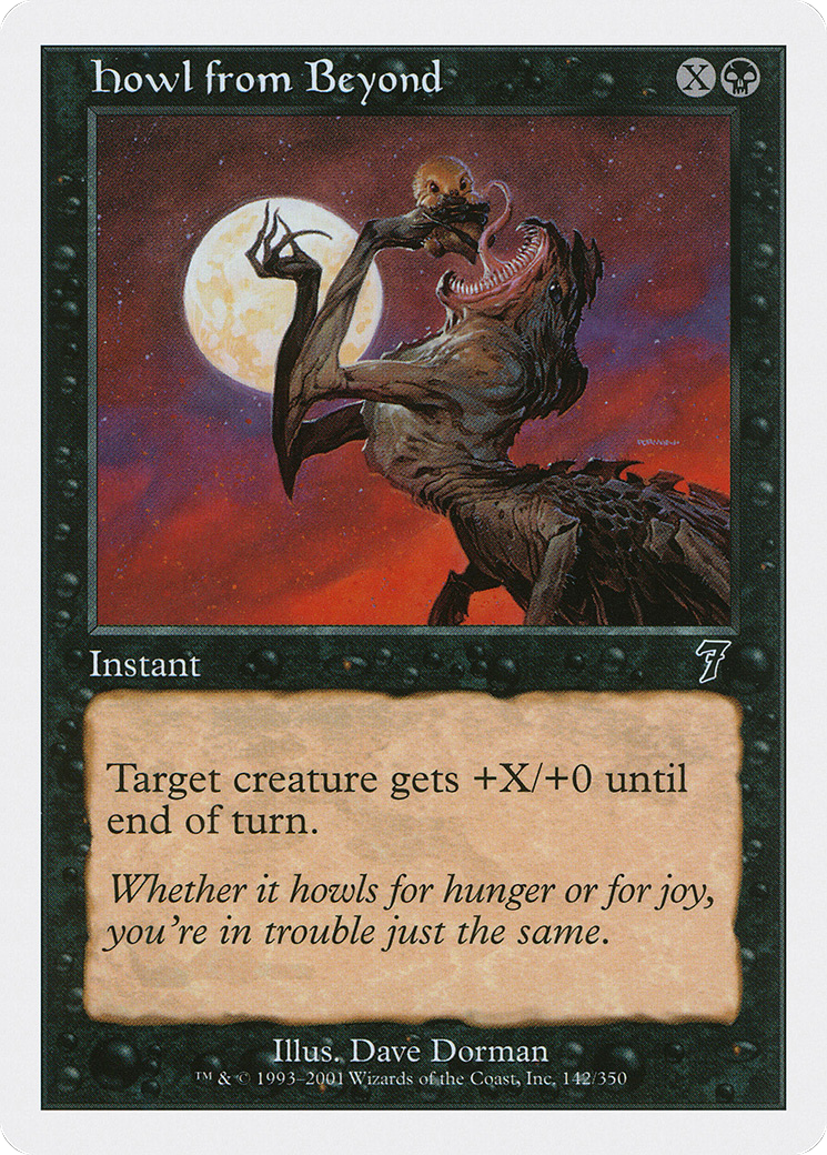 Image of Howl from Beyond (7ED-142) - 7th Edition