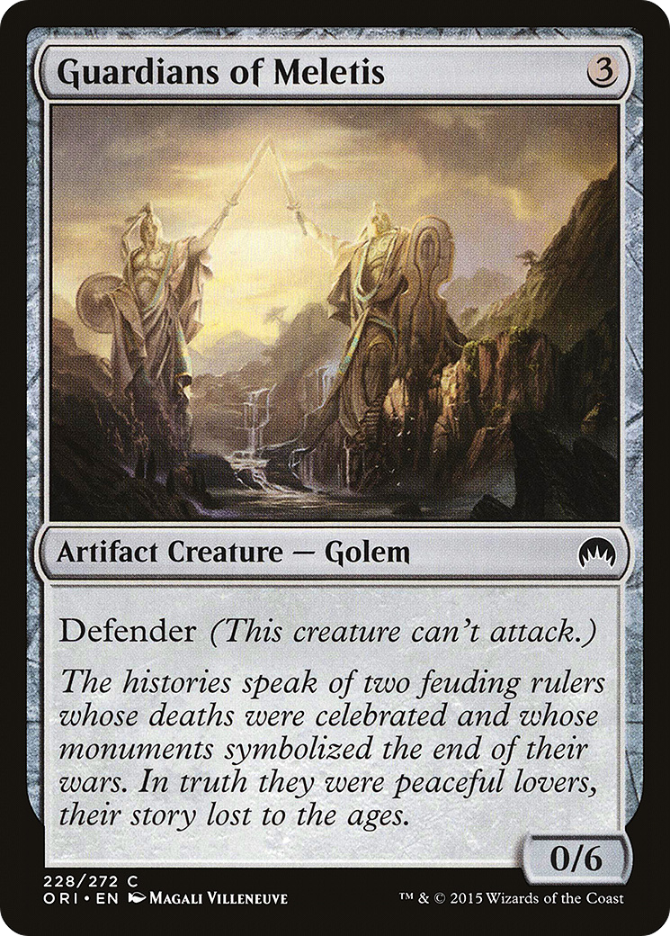 Image of Guardians of Meletis (ORI-228) - Magic Origins