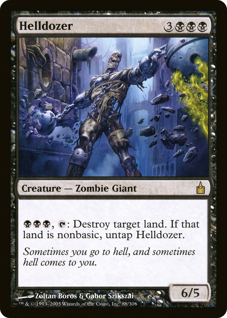 Image of Helldozer (RAV-088) - Ravnica: City of Guilds