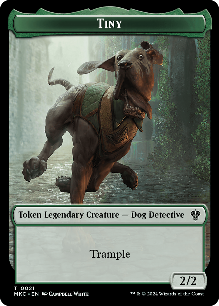 Image of Tiny (TMKC-021) - Murders at Karlov Manor Commander Tokens Foil