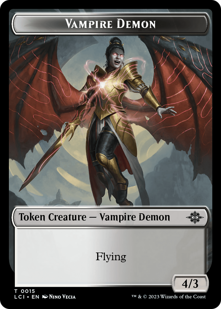 Image of Vampire Demon (TLCI-015) - The Lost Caverns of Ixalan Tokens Foil