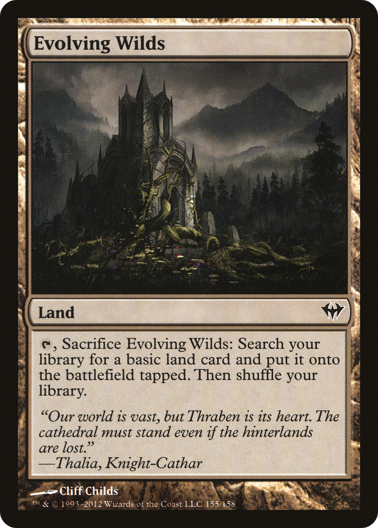Image of Evolving Wilds (DKA-155) - Dark Ascension Foil