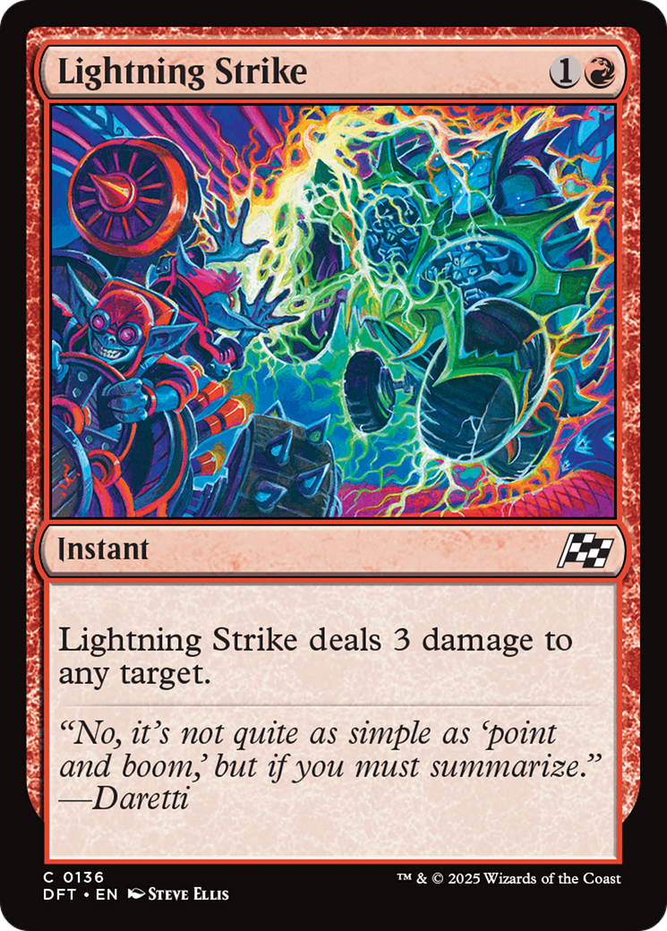 Image of Lightning Strike (DFT-136) - Aetherdrift Foil