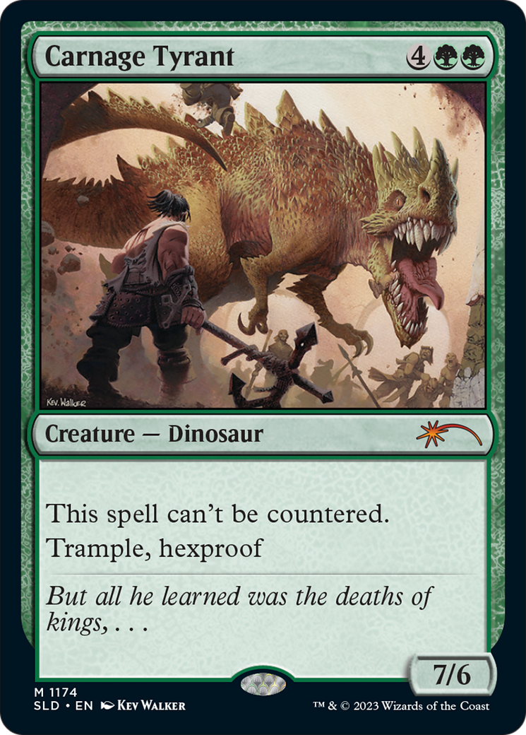 Image of Carnage Tyrant (SLD-1174) - Secret Lair Drop Foil