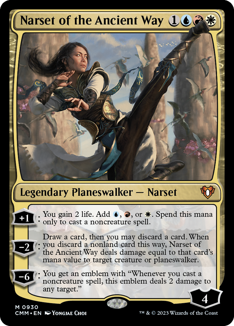 Image of Narset of the Ancient Way (CMM-930) - Commander Masters