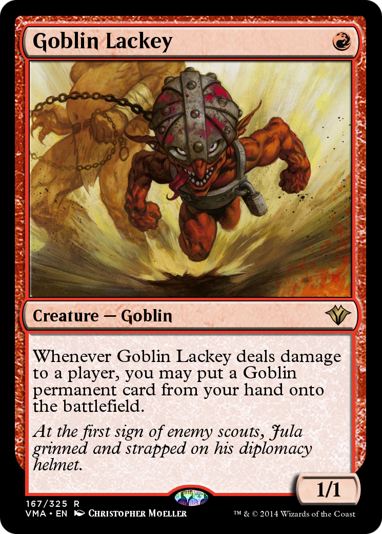 Image of Goblin Lackey (VMA-167) - Vintage Masters