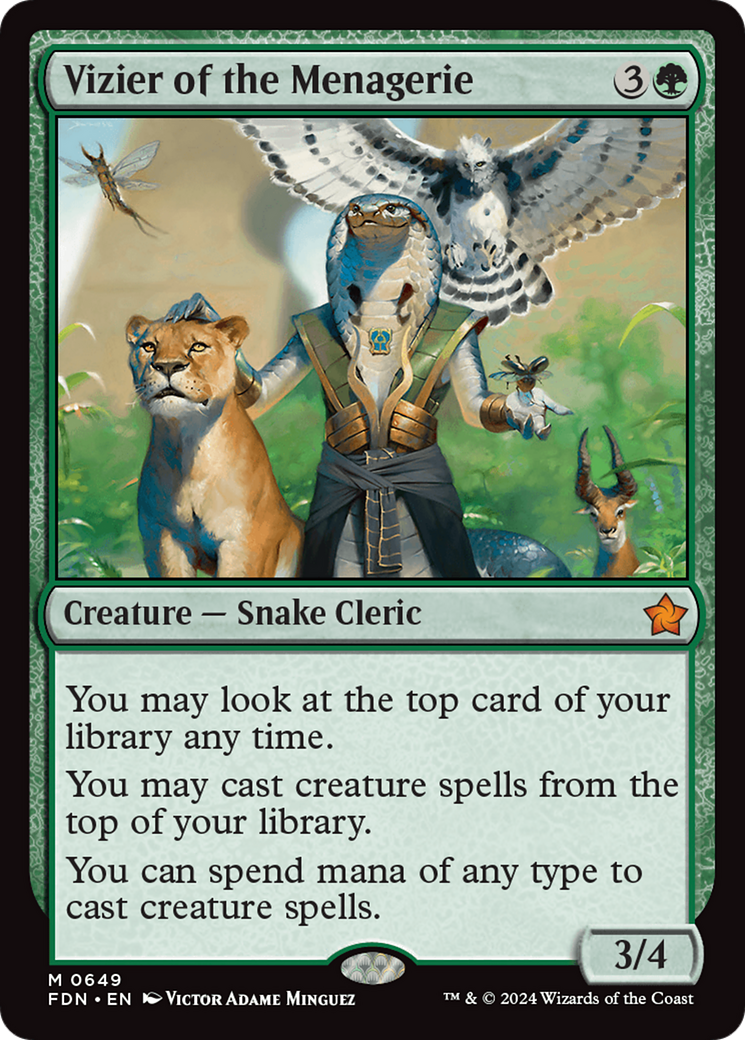 Image of Vizier of the Menagerie (FDN-649) - Foundations