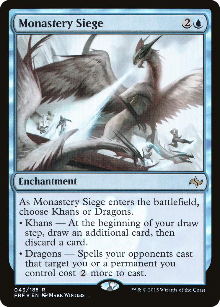 Image of Monastery Siege (FRF-43★) - Fate Reforged Foil