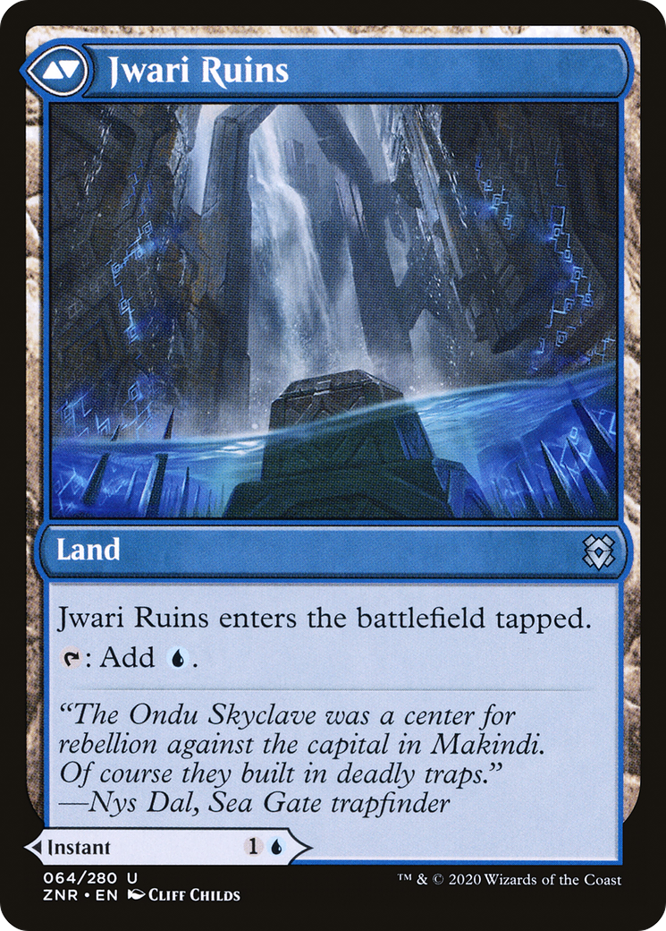 Image of Jwari Disruption (ZNR-064) - Zendikar Rising Foil