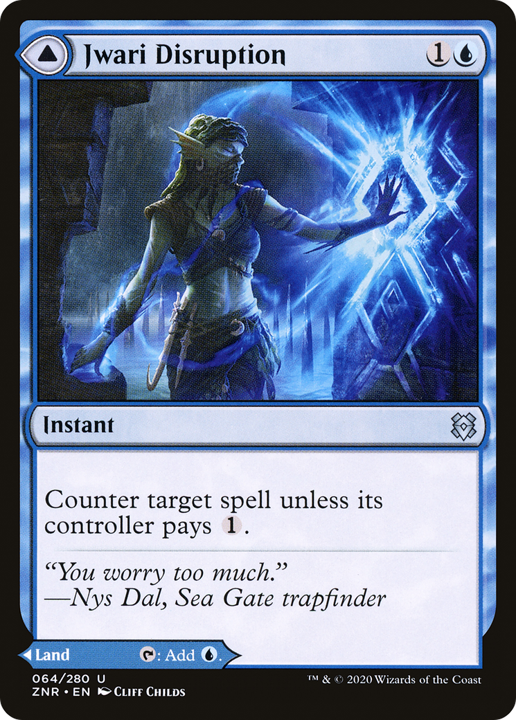 Image of Jwari Disruption (ZNR-064) - Zendikar Rising Foil