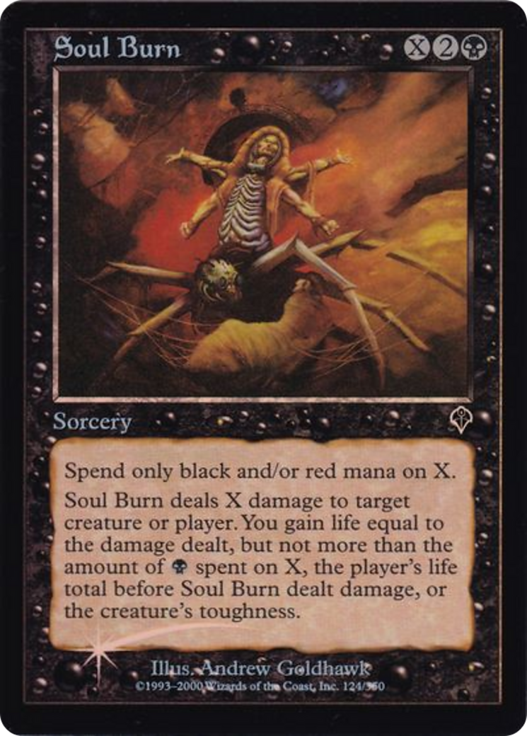 Image of Soul Burn (INV-124★) - Invasion Foil