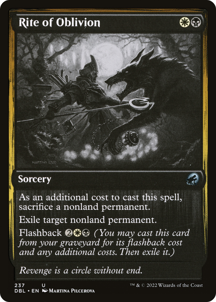 Image of Rite of Oblivion (DBL-237) - Innistrad: Double Feature