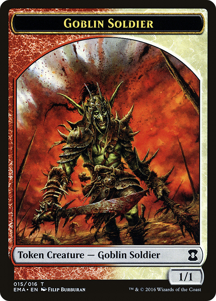 Image of Goblin Soldier Token (EMA-015) - Eternal Masters Tokens