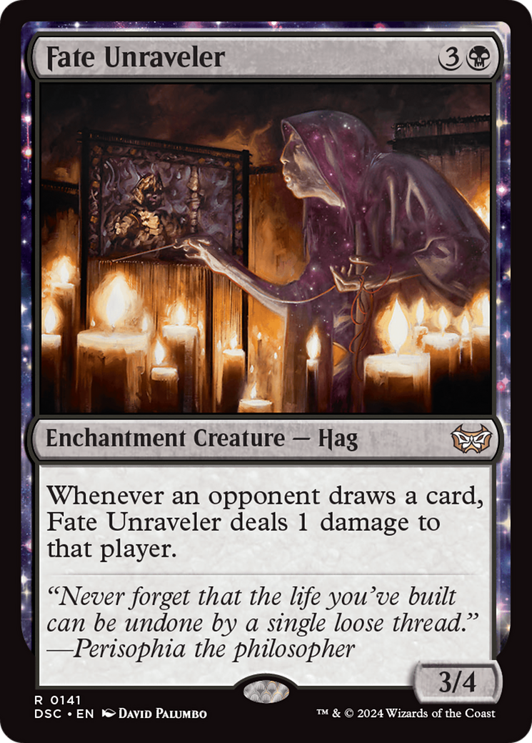 Image of Fate Unraveler (DSC-141) - Duskmourn: House of Horror Commander: (enchantment)
