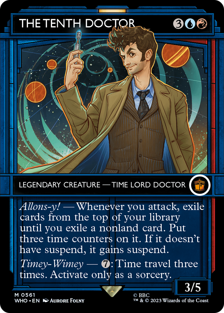 Image of The Tenth Doctor (Showcase) (WHO-561) - Doctor Who: (Showcase) (Borderless)
