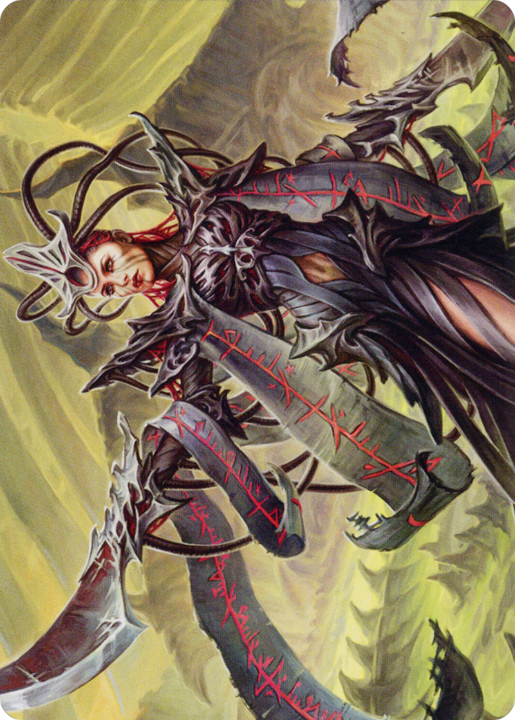 Image of Testament Bearer // Testament Bearer (AONE-023) - Phyrexia: All Will Be One Art Series (Borderless) Foil