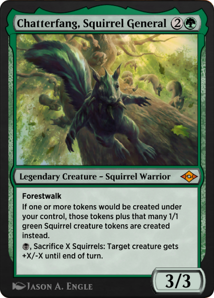 Image of Chatterfang, Squirrel General (J21-552) - Jumpstart: Historic Horizons