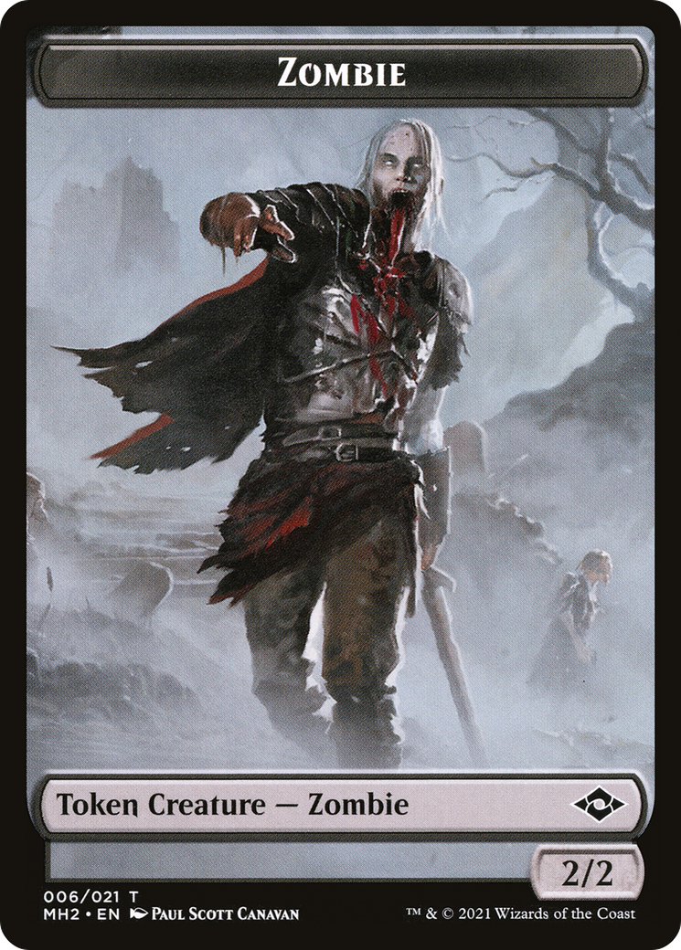 Image of Zombie (TMH2-006) - Modern Horizons 2 Tokens Foil