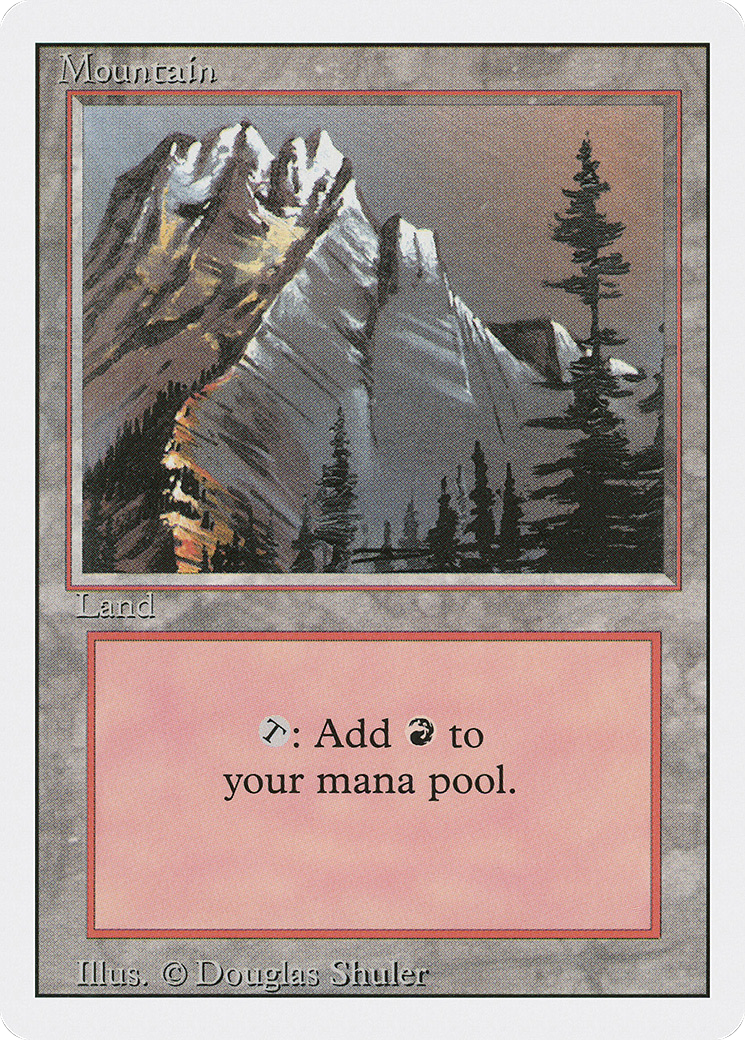 Image of Mountain (A) (3ED-290) - Revised Edition