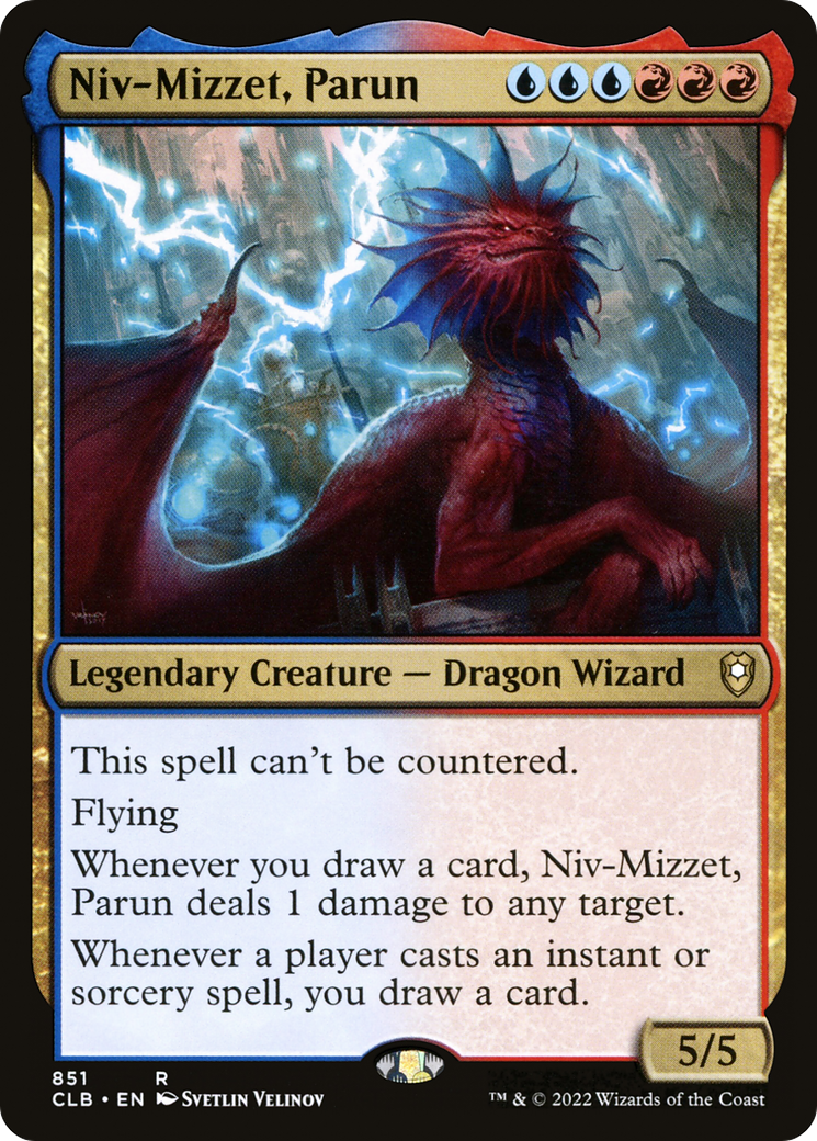 Image of Niv-Mizzet, Parun (CLB-851) - Commander Legends: Battle for Baldur's Gate