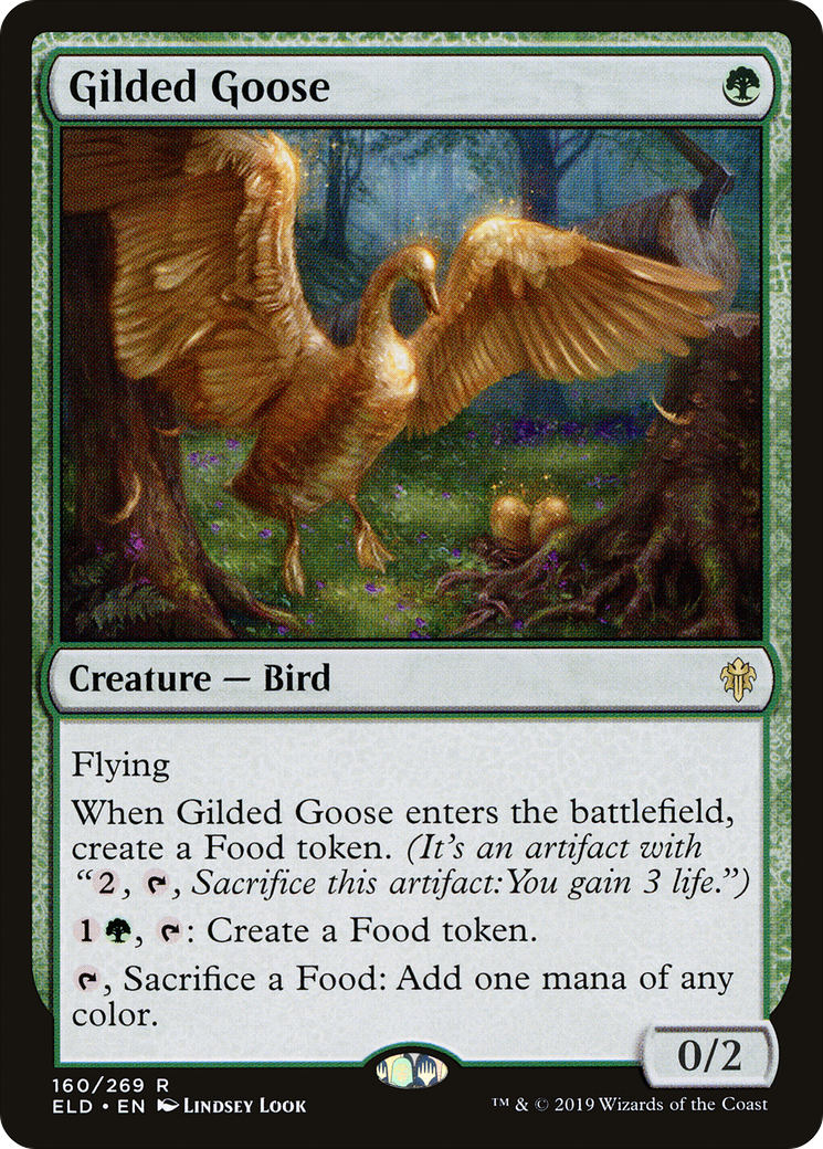 Image of Gilded Goose (ELD-160) - Throne of Eldraine Foil