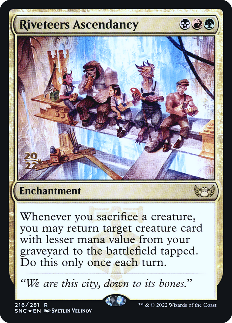 Image of Riveteers Ascendancy (PRE-216) - Streets of New Capenna Promos Foil