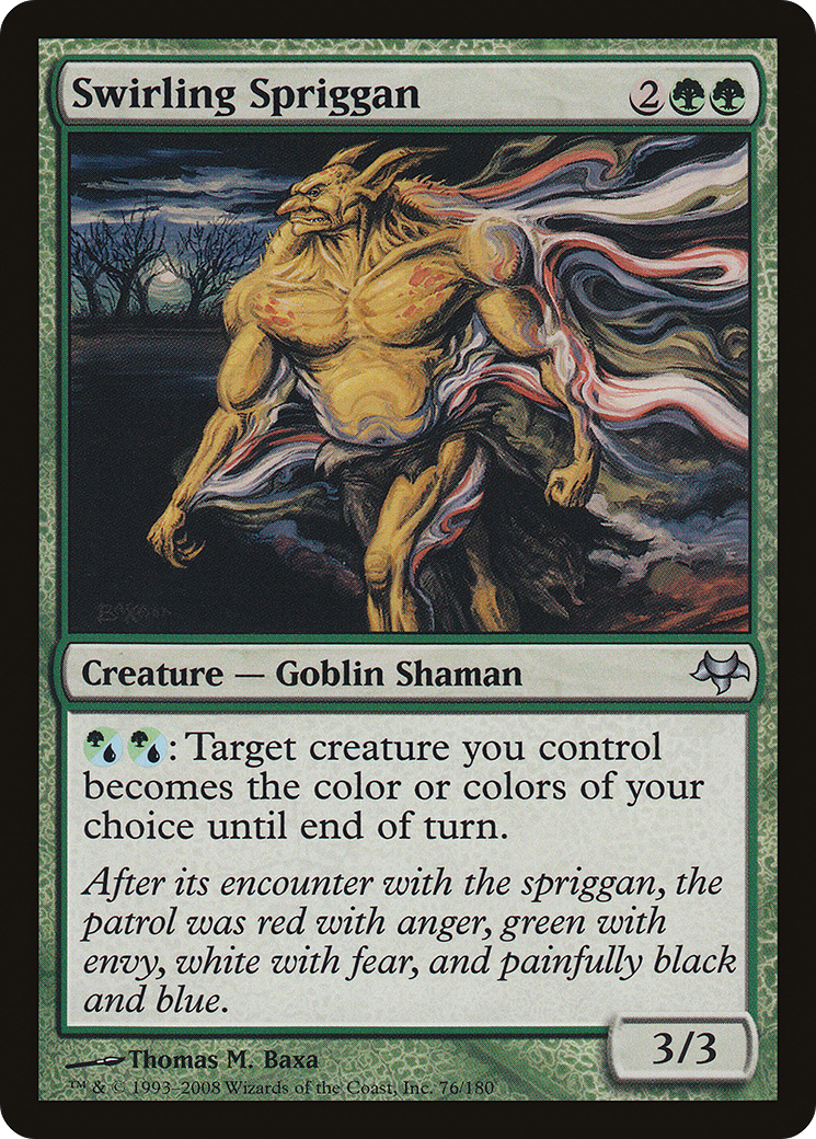Image of Swirling Spriggan (EVE-076) - Eventide Foil