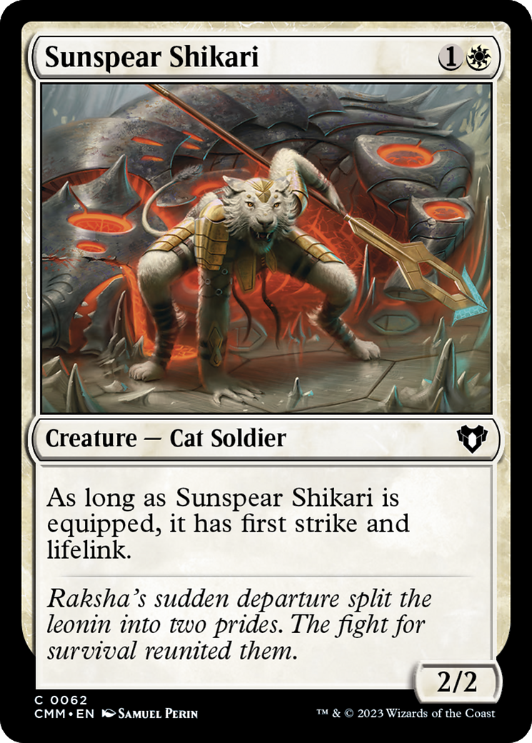 Image of Sunspear Shikari (CMM-062) - Commander Masters Foil