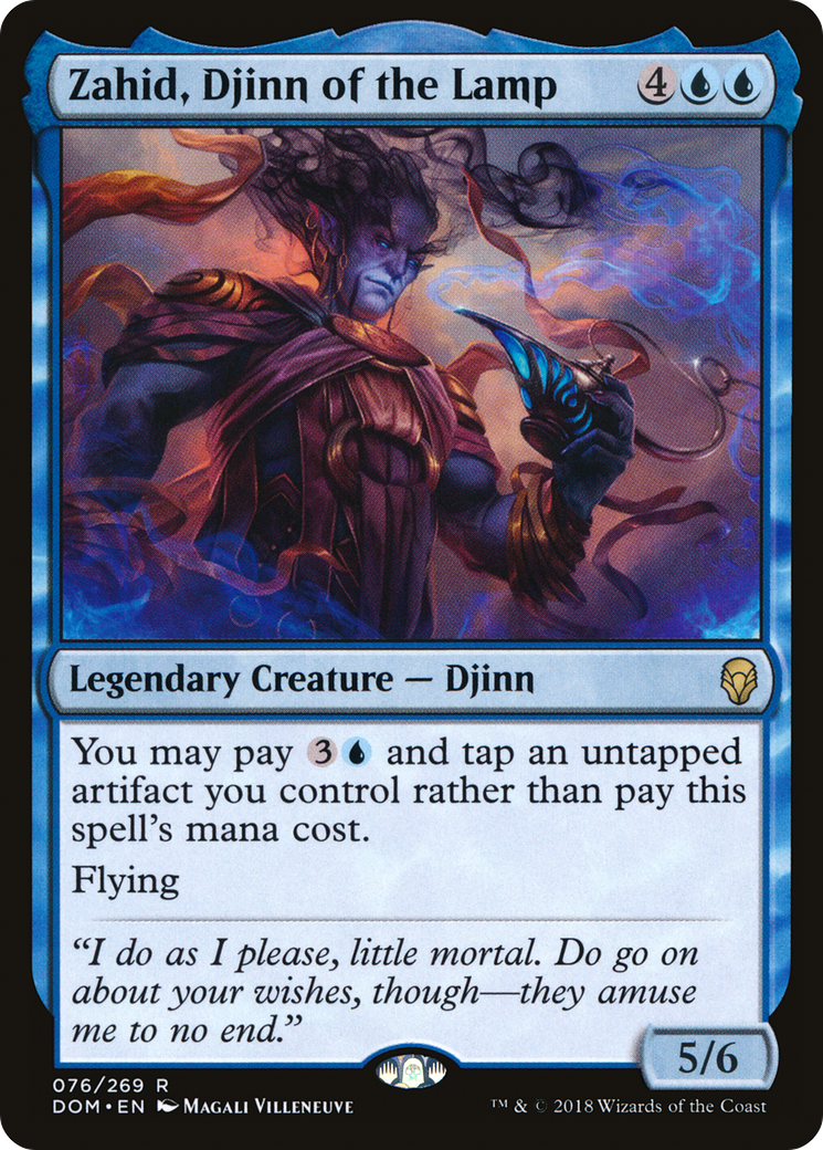 Image of Zahid, Djinn of the Lamp (DOM-076) - Dominaria