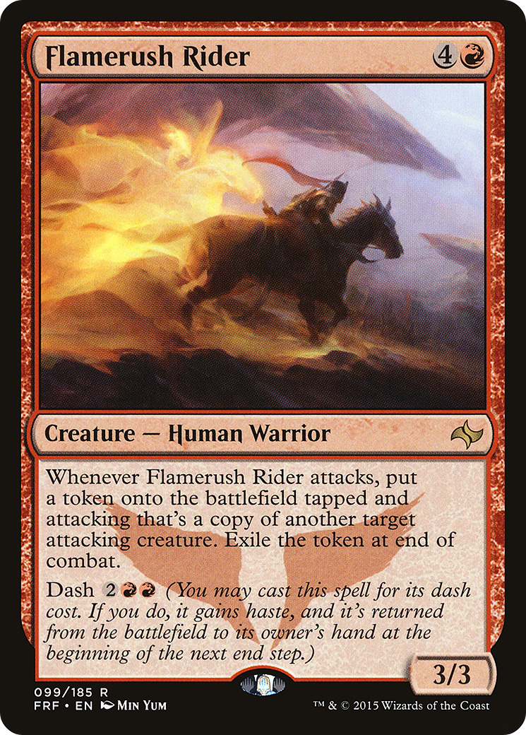 Image of Flamerush Rider (FRF-099) - Fate Reforged Foil