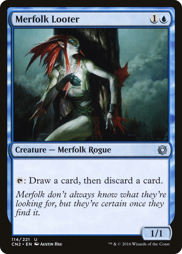 Image of Merfolk Looter (CN2-114) - Conspiracy: Take the Crown
