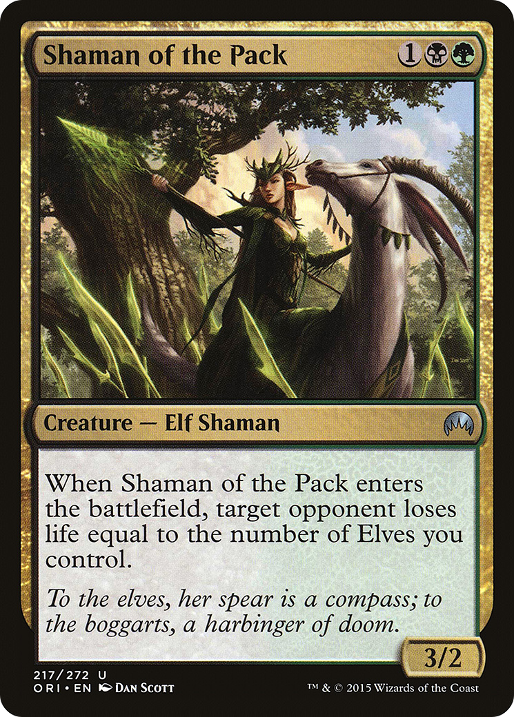 Image of Shaman of the Pack (ORI-217) - Magic Origins