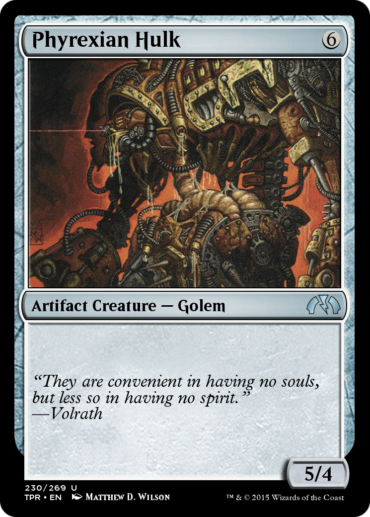 Image of Phyrexian Hulk (TPR-230) - Tempest Remastered Foil