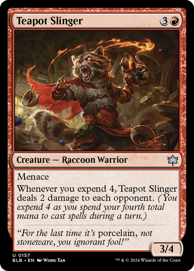 Image of Teapot Slinger (BLB-157) - Bloomburrow