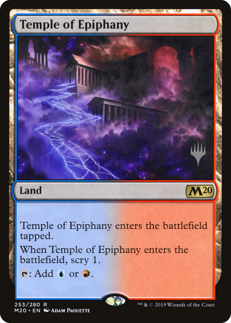 Image of Temple of Epiphany (PPM20-253P) - Core Set 2020 Promos Foil